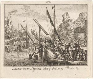 leidens ontzet historisch plaatje